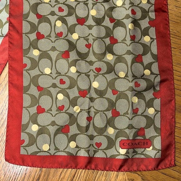 *RARE* COACH Secret Admirer Scarf - Picture 3 of 5